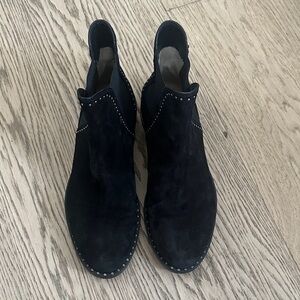 Jimmy Choo Suede Ankle Boots with Studded Trim